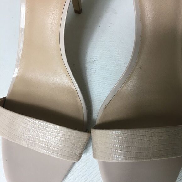 Aldo beige heels snake skin print sandals size 11 - Picture 3 of 7